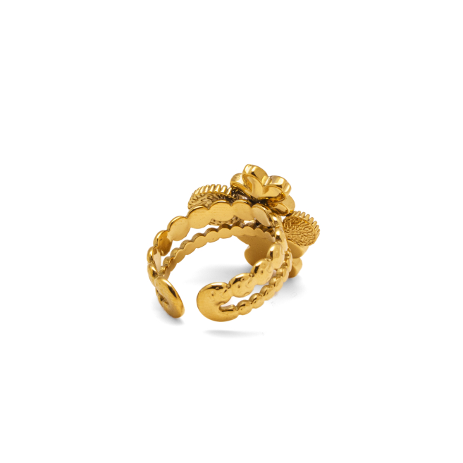 ANILLO Y01572 BLANCO Acero Inoxidable A28