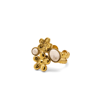 ANILLO Y01572 BLANCO Acero Inoxidable A28