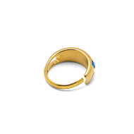ANILLO ZO13992R AZUL DORADO A42