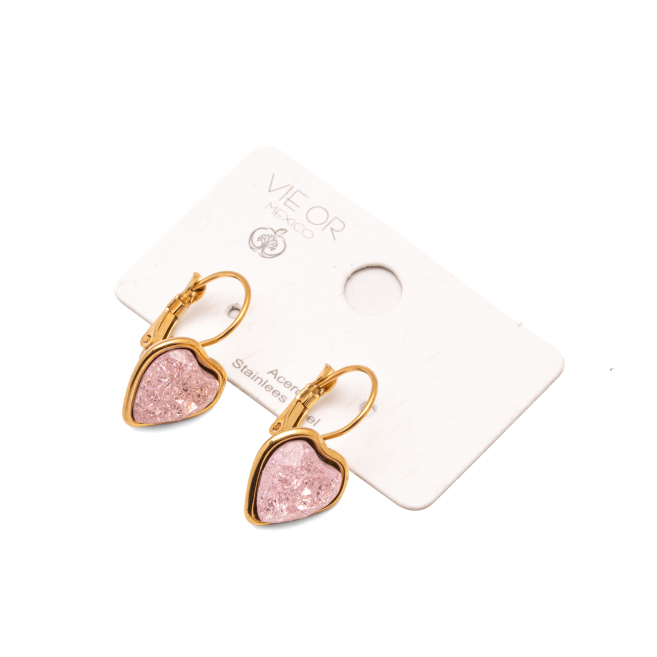 ARETES Y01330 ROSA Acero Inoxidable