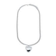 COLLAR ZO9454N390 PLATEADO  ACERO INOXIDABLE 2D310