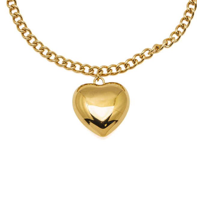 COLLAR ZO9454N390 DORADO  ACERO INOXIDABLE 2D310