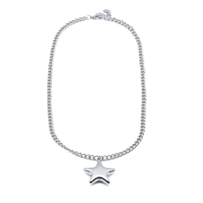 COLLAR ZO9456N450 PLATEADO  ACERO INOXIDABLE F23 2D310