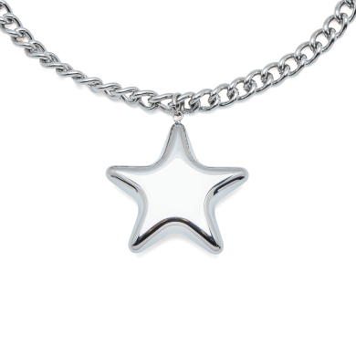 COLLAR ZO9456N450 PLATEADO  ACERO INOXIDABLE F23 2D310