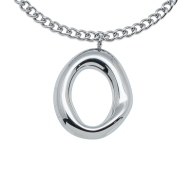 COLLAR ZO10153N390 PLATEADO  ACERO INOXIDABLE E55