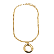 COLLAR ZO10153N390 DORADO  ACERO INOXIDABLE E55