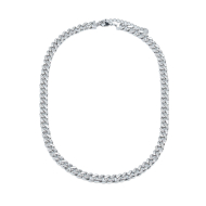 COLLAR ZO15304N PLATEADO  ACERO INOXIDABLE 2D36