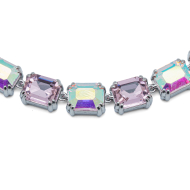 COLLAR ZO15421N PLATEADO ROSA ACERO INOXIDABLE E47