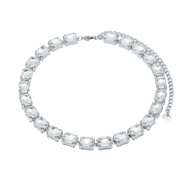 COLLAR ZO15421N PLATEADO BLANCO ACERO INOXIDABLE E47