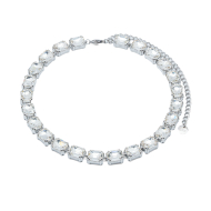 COLLAR ZO15421N PLATEADO BLANCO ACERO INOXIDABLE E47
