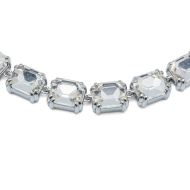COLLAR ZO15421N PLATEADO BLANCO ACERO INOXIDABLE E47