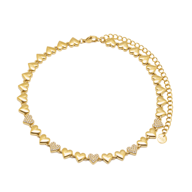 COLLAR ZO15927N DORADO  ACERO INOXIDABLE E42