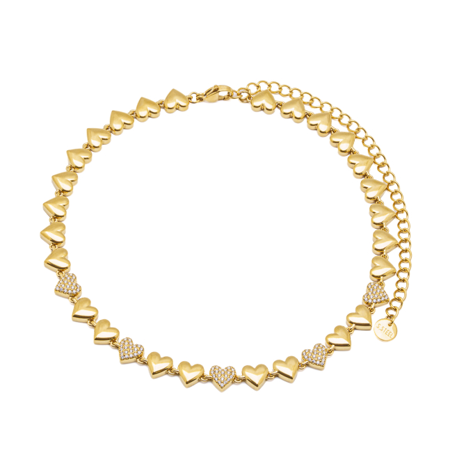 COLLAR ZO15927N DORADO  ACERO INOXIDABLE E42