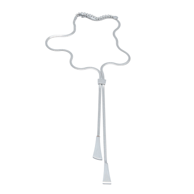 COLLAR ZO11762N Plateado Acero Inoxidable 2D37 2D37