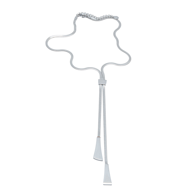 COLLAR ZO11762N Plateado Acero Inoxidable 2D37 2D37