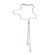 COLLAR ZO11762N Plateado Acero Inoxidable 2D37 2D37