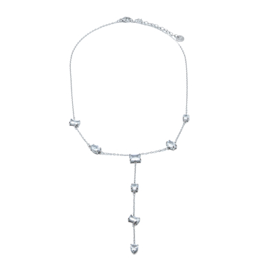 COLLAR ZO15283N PLATEADO BLANCO ACERO INOXIDABLE E48