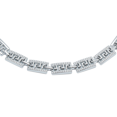 COLLAR ZO15364N PLATEADO  ACERO INOXIDABLE E39