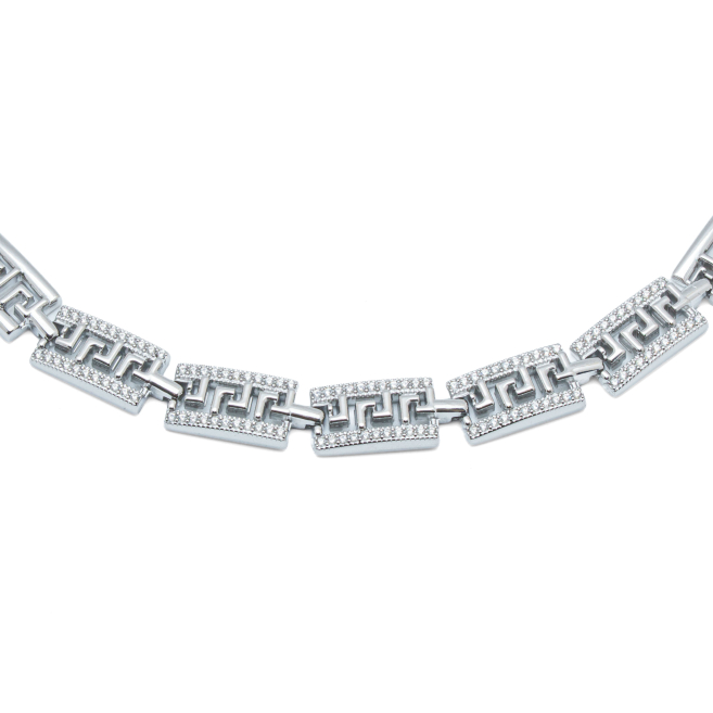 COLLAR ZO15364N PLATEADO  ACERO INOXIDABLE E39