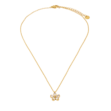 COLLAR ZO15606N DORADO  ACERO INOXIDABLE E41
