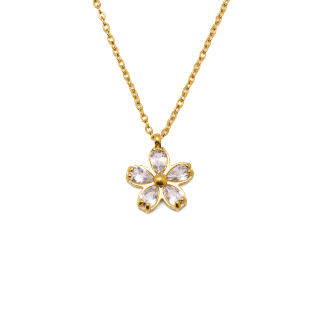 COLLAR ZO15606N DORADO  ACERO INOXIDABLE E41
