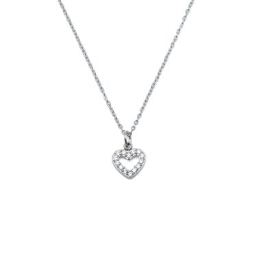 COLLAR ZO8365N200 PLATEADO ACERO INOXIDABLE E41