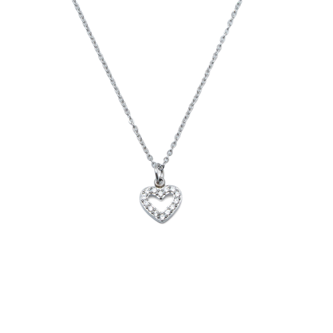 COLLAR ZO8365N200 PLATEADO ACERO INOXIDABLE E41