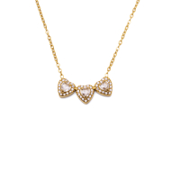 COLLAR ZO14967N DORADO+BLANCO Acero Inoxidable 2D21 2D21