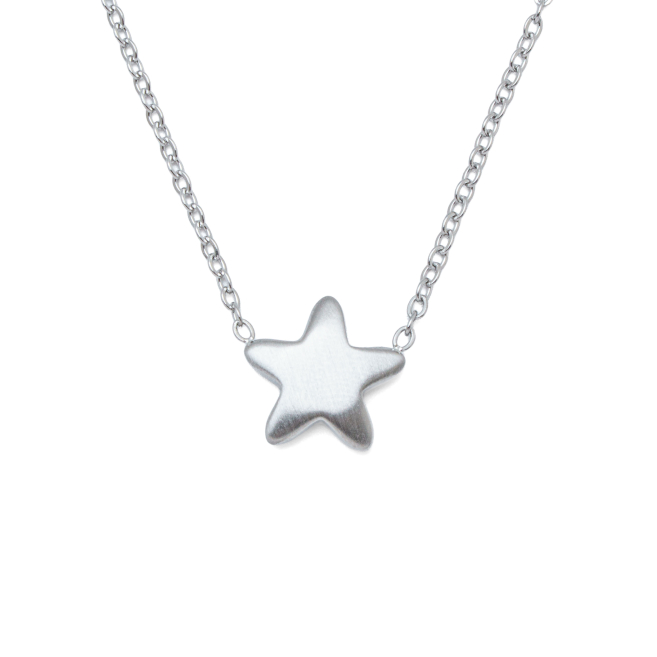 COLLAR ZO14156N Plateado Acero Inoxidable -E25 E22