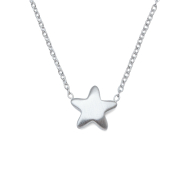 COLLAR ZO14156N Plateado Acero Inoxidable -E25 E22