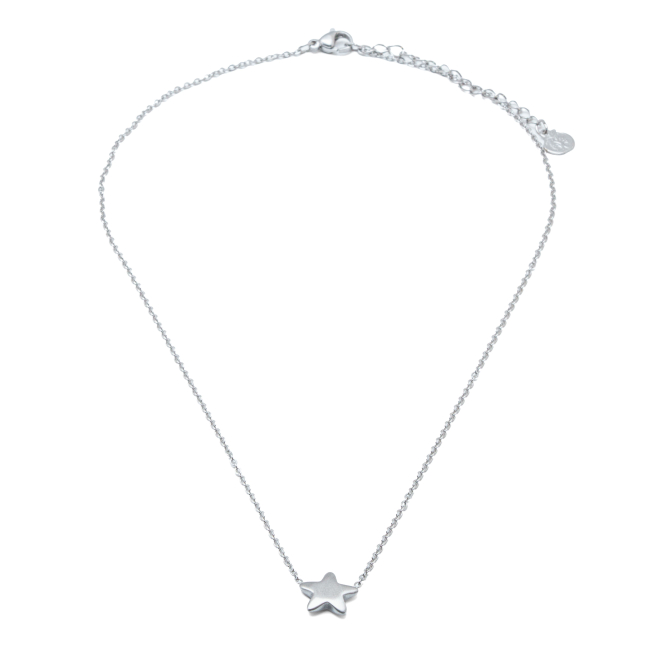 COLLAR ZO14156N Plateado Acero Inoxidable -E25 E22