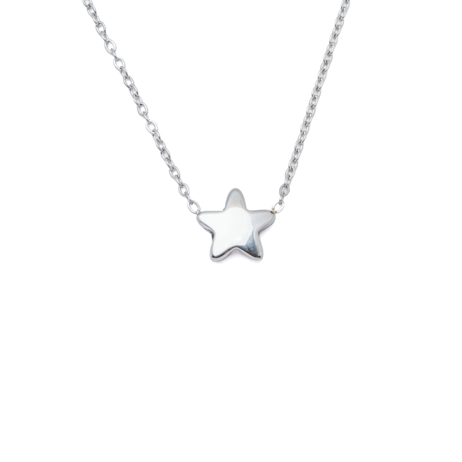 COLLAR ZO13303N Plateado Acero Inoxidable -E25 E22