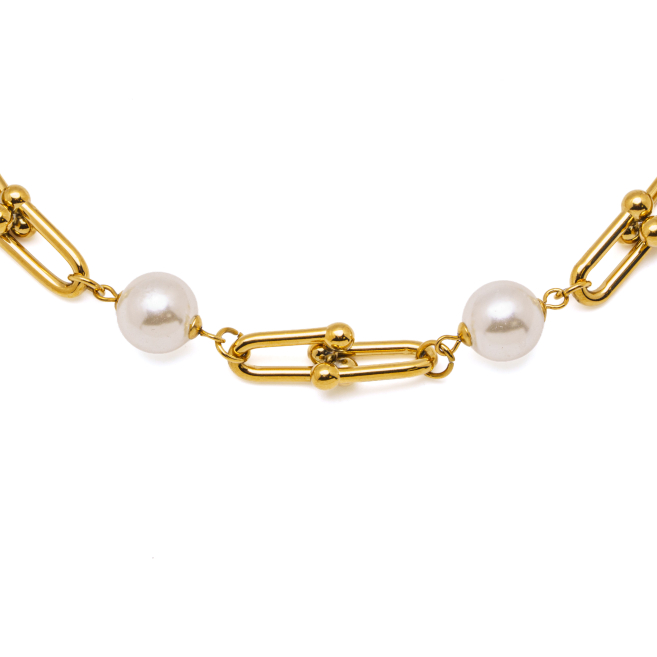 COLLAR ZO16103N DORADO  ACERO INOXIDABLE E14