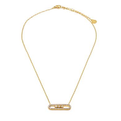 COLLAR ZO16058N DORADO  ACERO INOXIDABLE E29