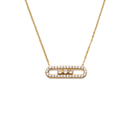 COLLAR ZO16058N DORADO  ACERO INOXIDABLE E29
