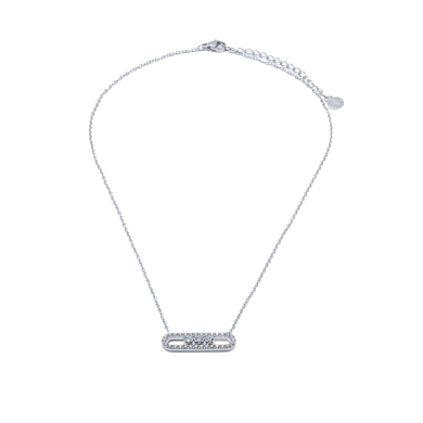 COLLAR ZO16058N PLATEADO  ACERO INOXIDABLE E29