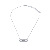 COLLAR ZO16058N PLATEADO  ACERO INOXIDABLE E29
