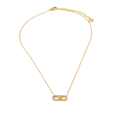 COLLAR ZO16064N DORADO  ACERO INOXIDABLE E29