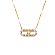 COLLAR ZO16064N DORADO  ACERO INOXIDABLE E29