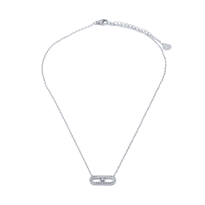 COLLAR ZO16064N PLATEADO  ACERO INOXIDABLE E29