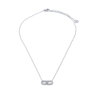 COLLAR ZO16064N PLATEADO  ACERO INOXIDABLE E29