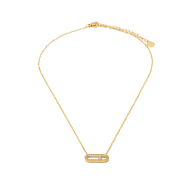 COLLAR ZO16062N DORADO  ACERO INOXIDABLE E29