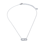 COLLAR ZO16062N PLATEADO  ACERO INOXIDABLE E29