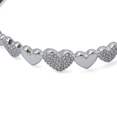 BRAZALETE ZO14513B PLATEADO  ACERO INOXIDABLE 2C26