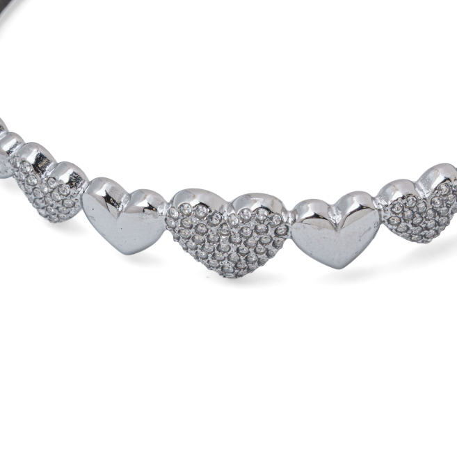 BRAZALETE ZO14513B PLATEADO  ACERO INOXIDABLE 2C26