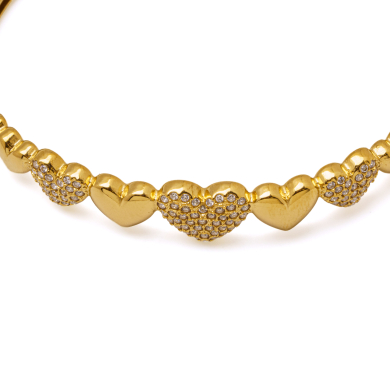BRAZALETE ZO14513B DORADO  ACERO INOXIDABLE 2C26
