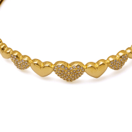 BRAZALETE ZO14513B DORADO  ACERO INOXIDABLE 2C26