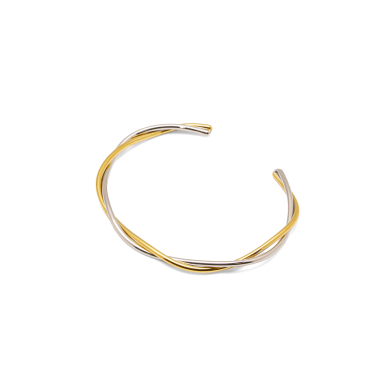 BRAZALETE ZO13422B BICOLOR  ACERO INOXIDABLE 2C27