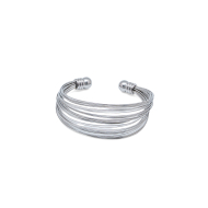BRAZALETE ZO15031B PLATEADO  ACERO INOXIDABLE 2C56