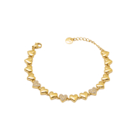 PULSERA ZO15926B DORADO  ACERO INOXIDABLE 2C32